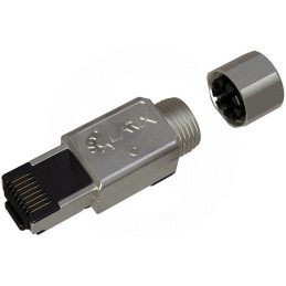 Solarix Konektor MPTL RJ45 CAT6 STP samořezný SXRJ45-6-STP-BK-SA-N