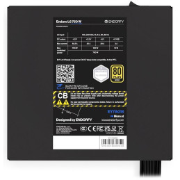 Endorfy zdroj Enduro L6 750W / ATX3.1 / 120mm fan /  80Plus Gold