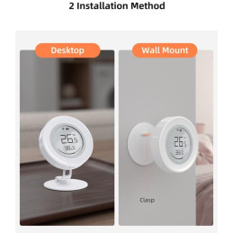 IMMAX NEO SMART senzor teploty a vlhkosti, s dipslejem, Zigbee 3.0, TUYA