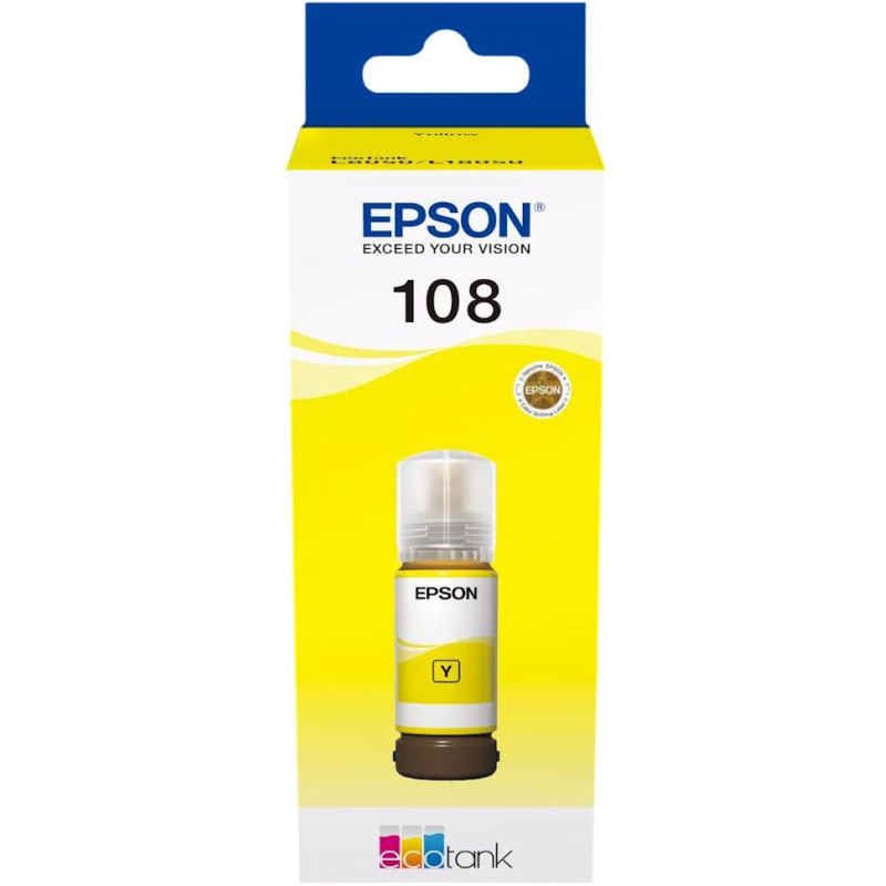 Epson inkoustová náplň/ T09C44A/ 108 EcoTank/ Yellow