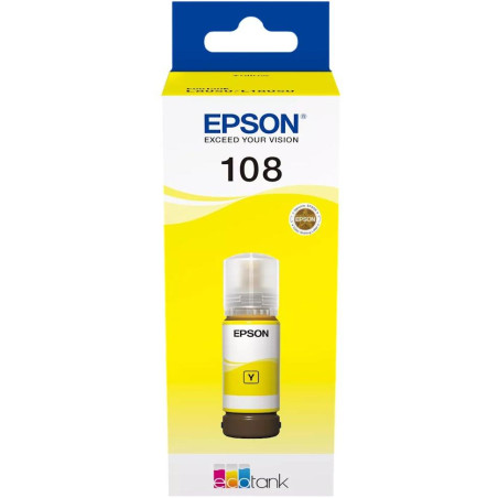Epson inkoustová náplň/ T09C44A/ 108 EcoTank/ Yellow