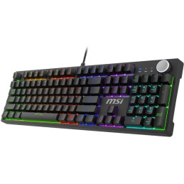 MSI herní klávesnice FORGE GK320 Red/ drátová/ mechanická/ RGB podsvícení/ USB/ CZ+SK layout