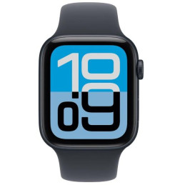 Apple Watch SE3 44mm Temně inkoustový hliník s inkoustovým sportovním řemínkem M/L