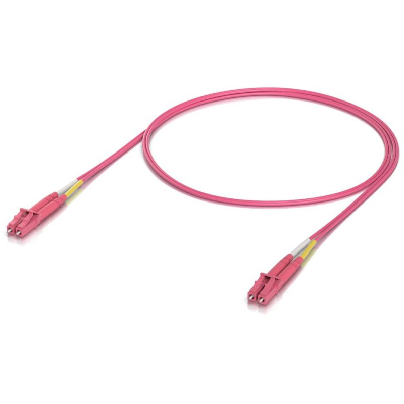 Ubiquiti OM4 Duplex LC UPC Fiber Patch Cable 3m - Multi-mode patch kabel, duplex LC, délka 3m
