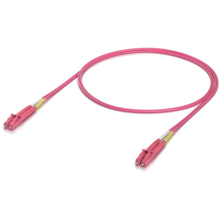 Ubiquiti OM4 Duplex LC UPC Fiber Patch Cable 3m - Multi-mode patch kabel, duplex LC, délka 3m