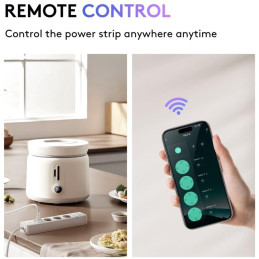 IMMAX NEO LITE SMART chytrý prodlužovací přívod/ 4x FR zásuvka/ 1x USB/ 2x USB-C/ Power delivery/ Wi-Fi/ bílý/ TUYA