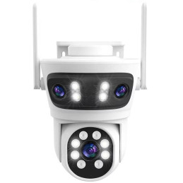 IMMAX NEO LITE SMART Security venkovní kamera TRIPLE 355° 90° P/T, Wi-Fi, IP65, ONVIF, 2MP+2MP+2MP, TUYA