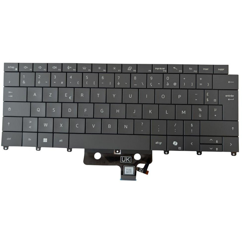 DELL náhradní klávesnice francouzská / French AZERTY / podsvícená / pro Pro 14 Premium PA14250 a PA14260