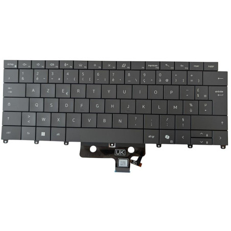 DELL náhradní klávesnice francouzská / French AZERTY / podsvícená / pro Pro 14 Premium PA14250 a PA14260