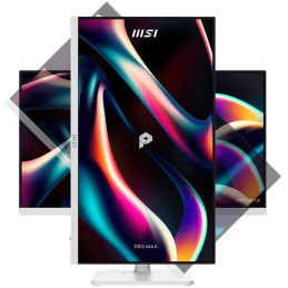 MSI PRO MAX 241PHW E14/ 24"/ 1920x1080/ IPS/ 4ms/ 144Hz/ 300cd/m2/ 1500:1/ HDMI/ DP/ USB/ VESA/ bílý