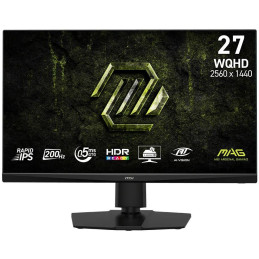 MSI MAG 272QPF E20/ 27"/ 2560x1440 / IPS/ 0,5ms/ 200Hz/ 300cd/m2/ 1000:1/ HDMI/ DP/ VESA/ PIVOT/ černý