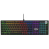 MSI herní klávesnice FORGE GK320 Red/ drátová/ mechanická/ RGB podsvícení/ USB/ CZ+SK layout
