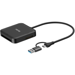 Rollei 4-in-1 Card Reader for SD, CF, MS & microSD