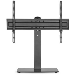POŠKOZENÝ OBAL - NEDIS stolní TV stojan/ 37 - 70 "/ nosnost 40 kg/ nastavitelné výšky/ fixní/ ocel/tvrzené sklo/ černý