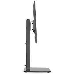 POŠKOZENÝ OBAL - NEDIS stolní TV stojan/ 37 - 70 "/ nosnost 40 kg/ nastavitelné výšky/ fixní/ ocel/tvrzené sklo/ černý