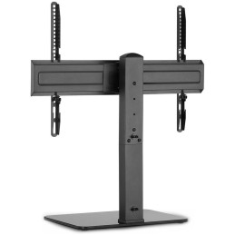 POŠKOZENÝ OBAL - NEDIS stolní TV stojan/ 37 - 70 "/ nosnost 40 kg/ nastavitelné výšky/ fixní/ ocel/tvrzené sklo/ černý