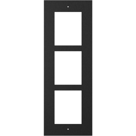 2N IP Verso - Rám pro instalaci do zdi, 3 moduly - černá
