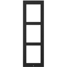2N IP Verso - Rám pro instalaci na povrch, 3 moduly - černá
