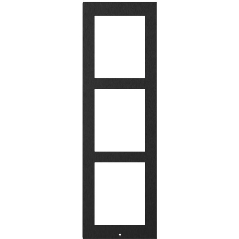 2N IP Verso - Rám pro instalaci na povrch, 3 moduly - černá