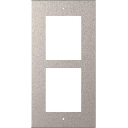 2N IP Verso - Rám pro instalaci do zdi, 2 moduly - nikl