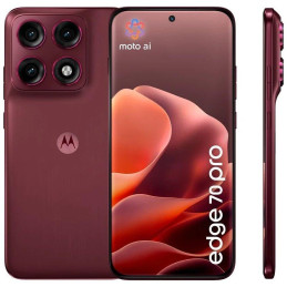 Motorola EDGE 70 Pro - PANTONE Zinfandel (Red)   6,78"/ single SIM + eSIM/ 12GB/ 512GB/ 5G/ Android 16