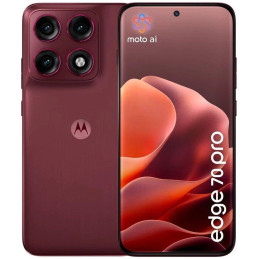 Motorola EDGE 70 Pro - PANTONE Zinfandel (Red)   6,78"/ single SIM + eSIM/ 8GB/ 256GB/ 5G/ Android 16
