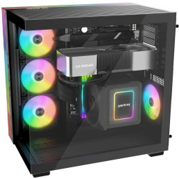 POŠKOZENÝ OBAL - Be quiet! skříň LIGHT BASE 600LX / ATX / 4x 120mm ARGB fan / 2xUSB 3.0 / USB-C / panoramatická / černá