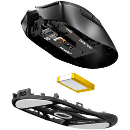 Be quiet! myš DARK PERK Ergo / bezdrátová / ultralehká / PixArt PAW3950 / výdrž 110 hodin /ergonomická / IO center/černá