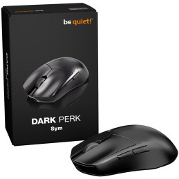 Be quiet! myš DARK PERK Sym / bezdrátová / ultralehká / PixArt PAW3950 / výdrž 110 hodin / symetrická / IO center /černá