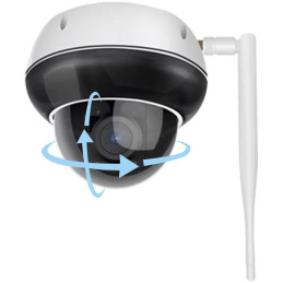 IMMAX NEO LITE SMART Security venkovní kamera DOME, 355° 90° P/T, dual Wi-Fi, PoE, 5x optický zoom, TUYA