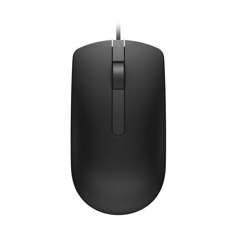 DELL MS116/ myš/ optická/ 2 tlačítka + rolovací/ USB/ černá/ RTL BOX