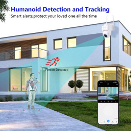 OPRAVENÉ - IMMAX NEO LITE SMART Security venkovní kamera CUBE, PT, Wi-Fi 2,4 a 5GHz, 4MP, ONVIF, TUYA