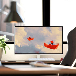 AROZZI NOVA herní monitor 27" 27T2K260 White/ LED/ 2560x1440/ 260Hz/ IPS/ 1000:1/ 1ms/ 2xHDMI/ 2xDP/ bílý