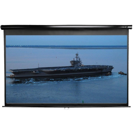 POŠKOZENÝ OBAL - ELITE SCREENS plátno roleta 100" (254 cm)/ 16:9/ 124,5 x 221 cm/ Gain 1,1/ case černý