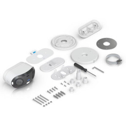 Ubiquiti UniFi G6 180 W - kamera, 16Mpx rozlišení, 180°, IR LED, AI detekce, IP66, IK04, obousm. audio, PoE+, bílá
