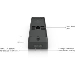 Ubiquiti UniFi G6 Pro Entry - Video zvonek/čtečka, 12Mpx, IR LED, AI detekce, NFC, obousm. audio, IP55, PoE+, černá