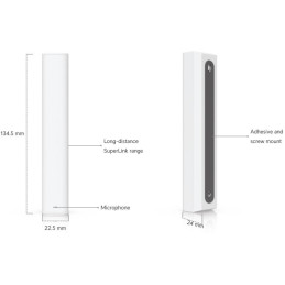 Ubiquiti UniFi Glass Break Sensor - Senzor rozbití skla, SuperLink, napájení baterie CR123A