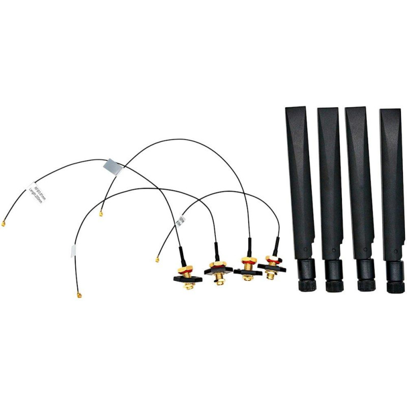 Turris Omnia NG Wi-Fi 6 Upgrade Kit, pigtail, anténa