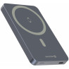 Swissten Power Bank Fusion 5000 mAh S Nabíjením Apple Watch (Kompatibilní S Magsafe) Stříbrná