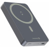 Swissten Power Bank Fusion 10000 mAh S Nabíjením Apple Watch (Kompatibilní S Magsafe) Stříbrná