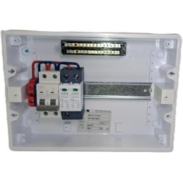 Solarmi DC05R osazený rozvaděč pro fotovoltaiku, svodič, odpojovač, pojistky, do 500V