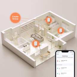 IMMAX NEO SMART termostatická hlavice, Zigbee 3.0, TUYA