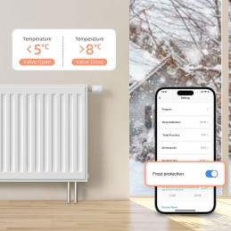 IMMAX NEO SMART termostatická hlavice, Zigbee 3.0, TUYA