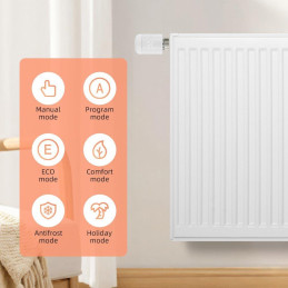 IMMAX NEO SMART termostatická hlavice, Zigbee 3.0, TUYA