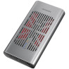 AXAGON box pro 2x M.2 NVMe SSD s funkcí klonování / EEM2-20GD / USB-C / USB 3.2 Gen2 / kabel 30cm USB-C na USB-C