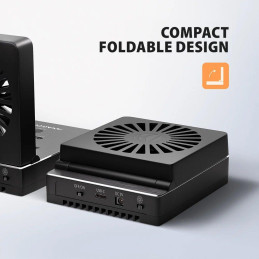 AXAGON dockovací stanice 2x M.2 NVMe/SATA SSD / ADSA-M2C22 / USB-C / USB 3.2 Gen2 / kabel 30cm USB-C na USB-C