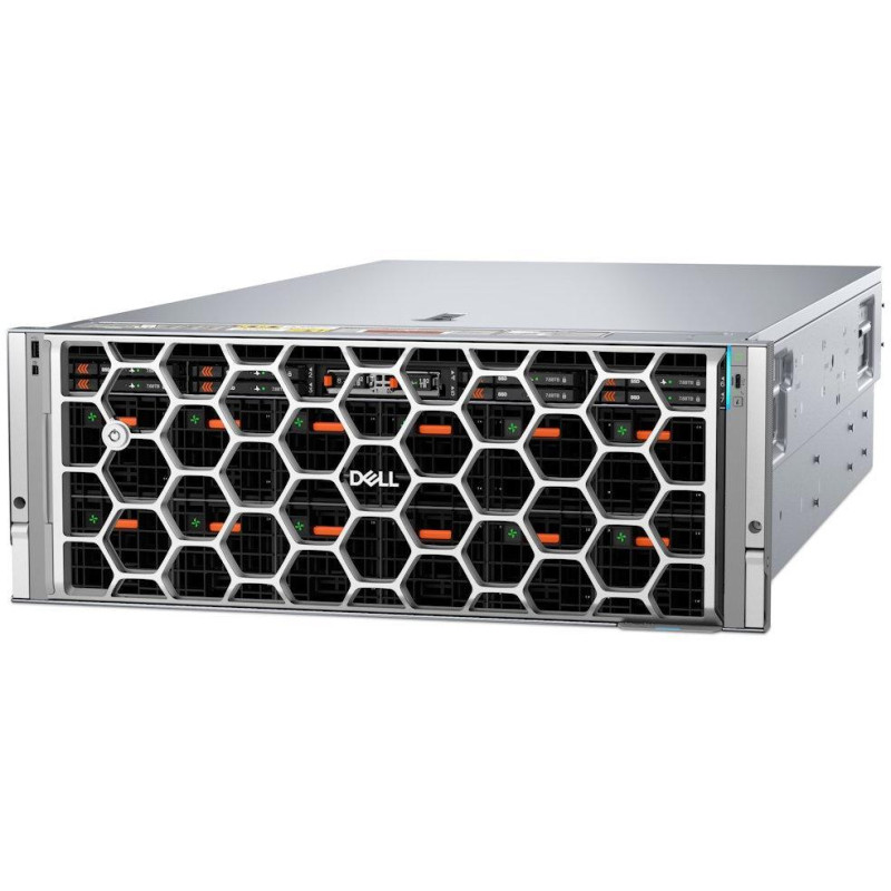 DELL PowerEdge XE7745/8xNVMe/2xEpyc 9355/1536GB/4x3.2TB NVMe/8x3200W/iDRAC Ent./8x H200 141GB/BOSS/2x400GbE/3Y PS NBD