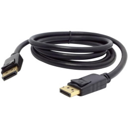 PremiumCord DisplayPort 1.4 přípojný kabel M/M, zlacené konektory, 3m