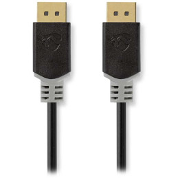 NEDIS DisplayPort 1.4 kabel/ DisplayPort zástrčka – DisplayPort zástrčka/ 8K/ antracitový/ box/ 3m