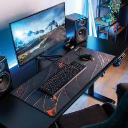 AROZZI ZONA Mousepad XL Black-Gold/ XL podložka na stůl/ 900x420x4 mm/ voděodolná